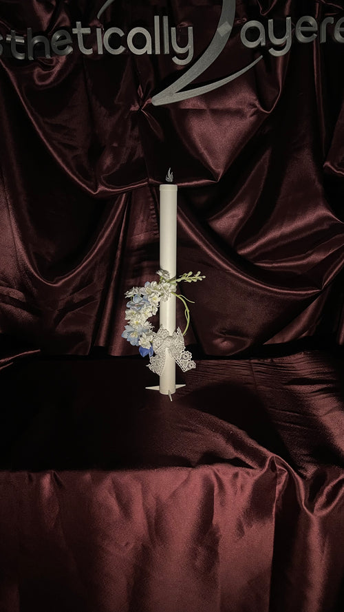 Decor lumânare cununie/botez